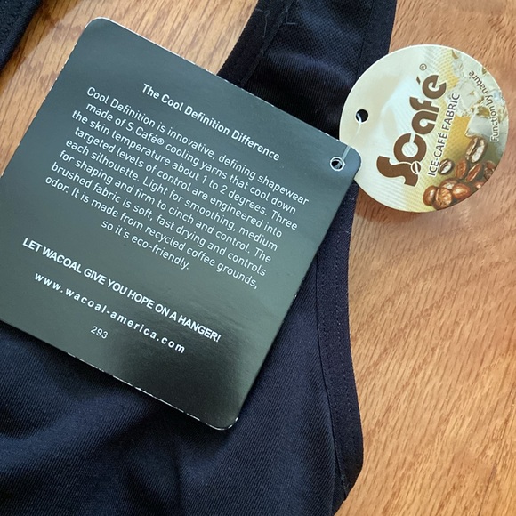 NWT Wacoal Cool Definition Black Bralette - Picture 3 of 5